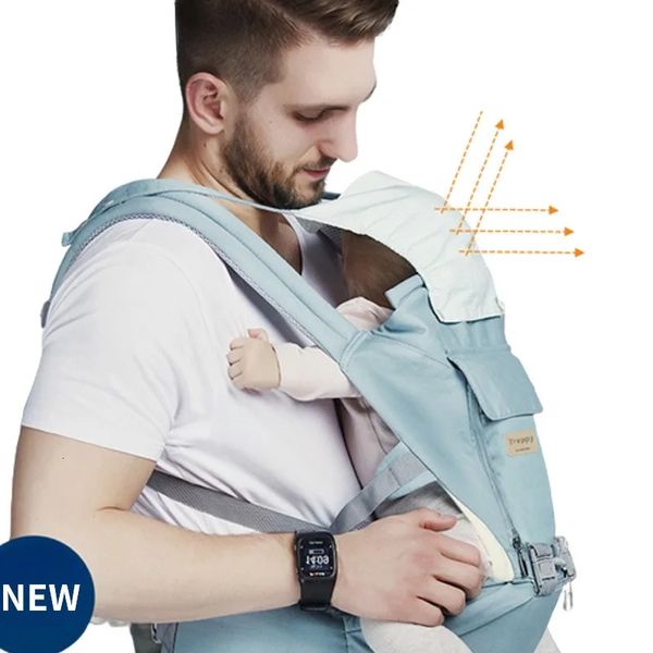 0-30 meses bebê ergonômico crianças estilingue mochila bolsa envoltório frente enfrentando multifuncional infantil canguru saco designer sacos 231230