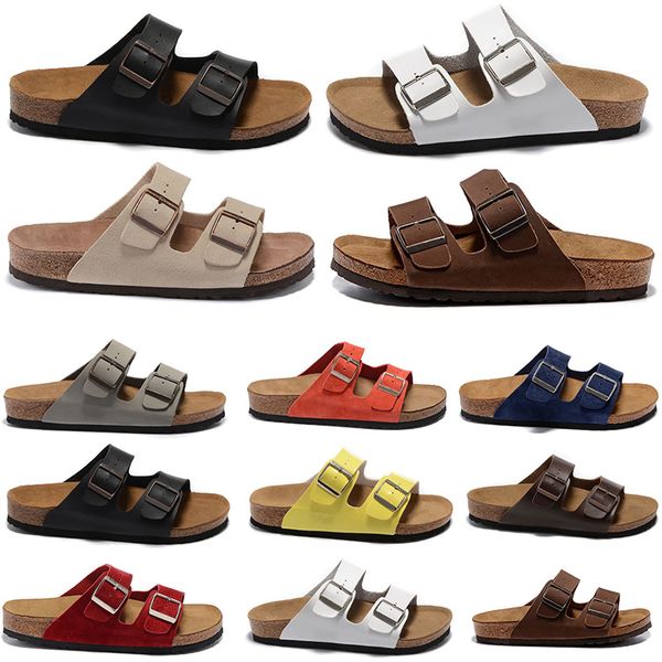 Schuhe Birkss Sandals Pantoffeln Mokka schwarz weiße Bostonclogs Mules Designer Clog Sliders Designer für Frauen Clasic Sandles Slides lässige Schuhe Sandalen 36-46