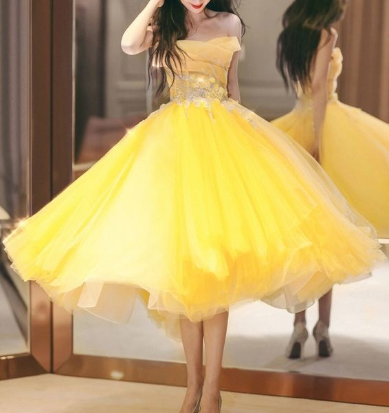 Yeni Var Prom Pageant Elbisesi 2024 Stapless Çiçek Sequin Nakış Akşam Resmi Parti Çay Uzunluğu Vestido de Gala Robe De Soiree