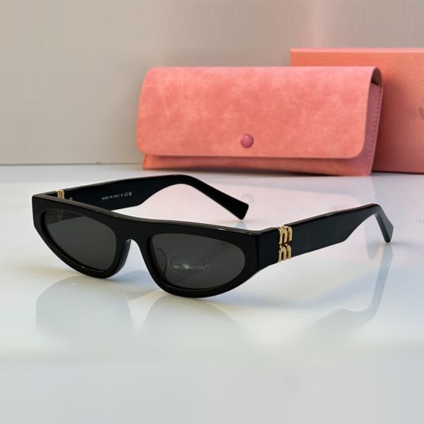 Avant garde cat eye óculos de sol miumius óculos de sol feminino 2024 nova individualidade charme único euro tendência americana armação de acetato óculos de alta qualidade
