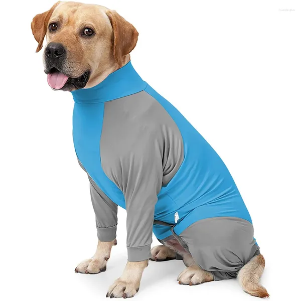 Abbigliamento per cani Tuta Tuta da recupero Pigiama Strisce elastiche alte Gilet avvolgente Abito da pancia Tuta per abbigliamento da ragazza Costume