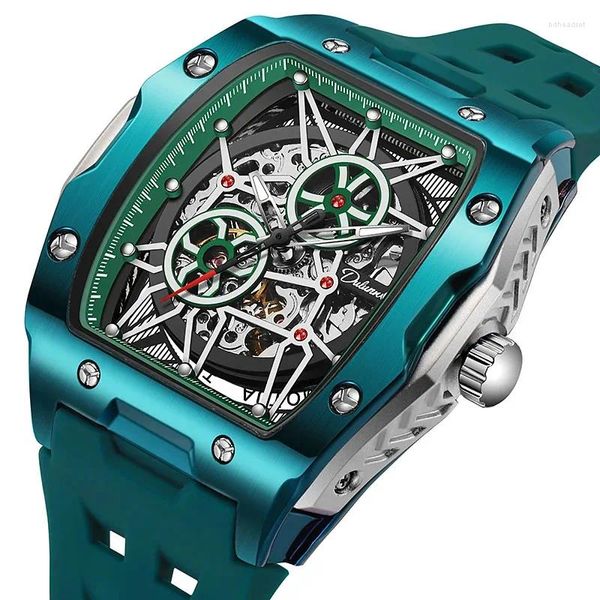 Armbanduhren Montre Homme Mechanische Uhr Herren Wein Eimer Automatische Top Leuchtende Wasserdichte Uhr Relogios Masculino