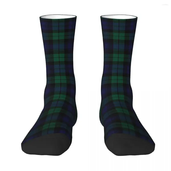 Calzini da uomo Calze per tutte le stagioni Calze Blackwatch Tartan Abbigliamento Accessori Harajuku moderni per uomo Donna Regalo di compleanno