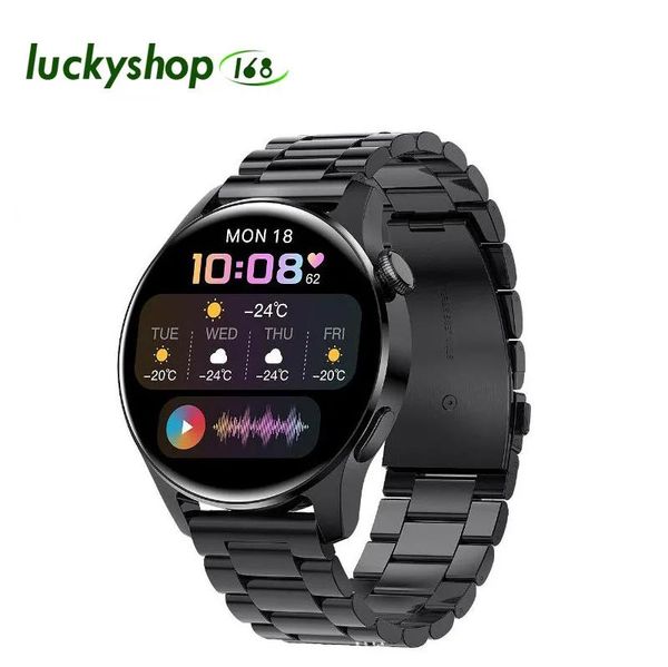 Uhren Smartwatches I29 Herzfrequenz Blutdruck Blutsauerstoffüberwachung Bluetooth Business Edelstahlarmband wasserdicht Herren