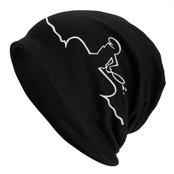 Berets La Linea Barco Cap Goth Ski Skullies Beanies Chapéus Homens Mulheres Adulto Verão Quente Multifuncional Bonnet Knit Hat