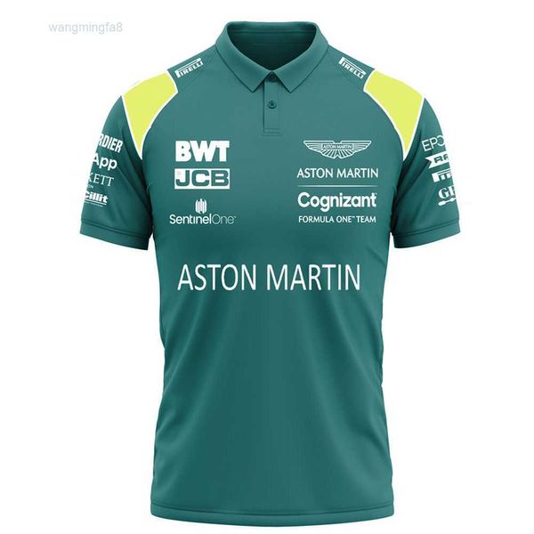 2024 Новые модельные мужские толстовки Мужские комплекты одеял 2023 Aston Martin F1 Racing Короткая футболка-поло с длинными рукавами Памятная рубашка Периферийная одежда