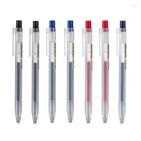 1/3 stks/set Kawaii Gel Pen Zwart/Rood/Blauw 0.5mm Inkt Japan Kleur Kantoor School leuke Balpen Japanse Briefpapier