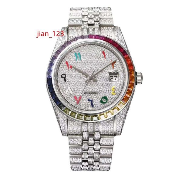 Prezzo all'ingrosso VVS Moissanite Orologio Hip Hop Style orologio da uomo gioielli di moda Regalo orologio con diamanti vvs per lui