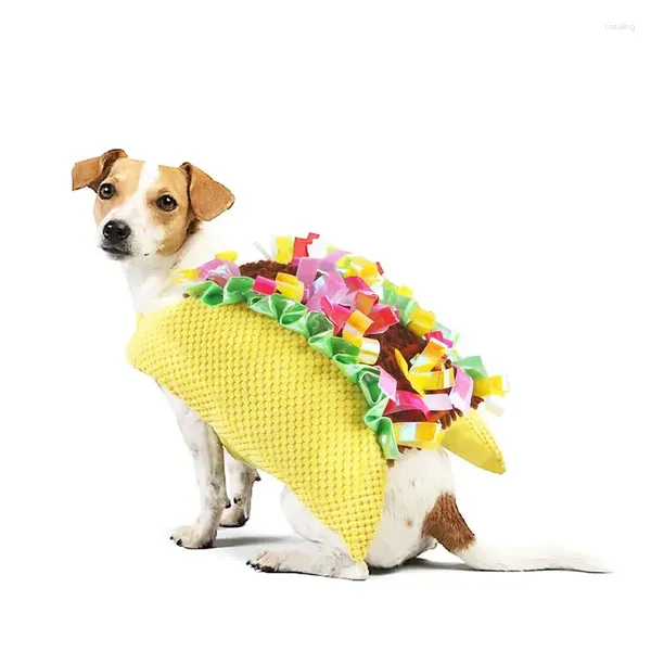 Köpek Giyim Palto Pet Kedi Hamburger Kostüm Cadılar Bayramı Cosplay Komik Kıyafet Giysileri Çapraz giyinme pervane Ürünleri Hediye
