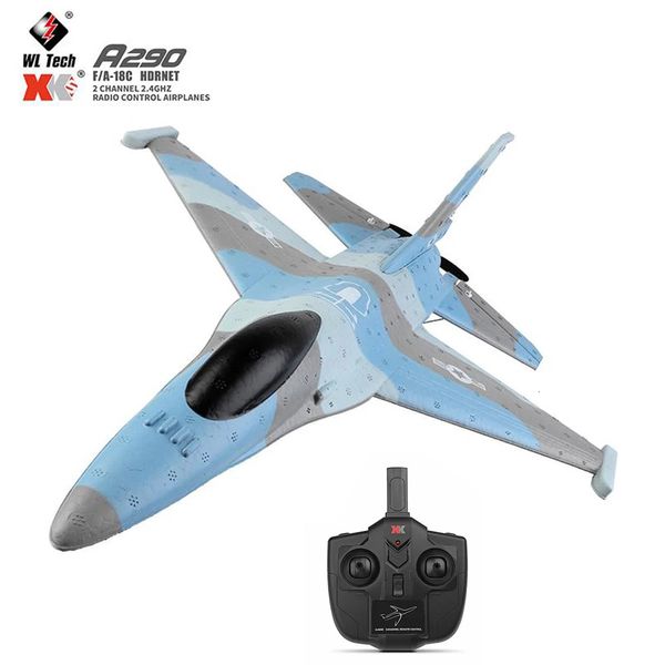 Wltoys XK A290 RC Avião 24G Controle Remoto Fighter Hobby Avião Planador 3CH 3D6G Sistema Avião Epp Drone Wingspan Brinquedos 231229