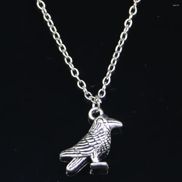 Ketten 20 stücke Mode Halskette 17x17mm Vogel Papagei Anhänger Kurze Lange Frauen Männer Colar Geschenk Schmuck Halsband