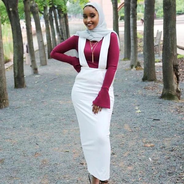 Saia plus size faldas mujer moda 2020 abaya muçulmano árabe dubai longa cintura alta maxi bodycon suspensa saia