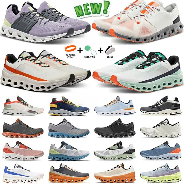 Designer Damen Herren Laufschuhe Sneakers Aloe Ash Schwarz Orange Rostrot Storm Blue Weiß Workout- und Cross-Trainingsschuh Leichter Runner Swift Sneaker 36-45