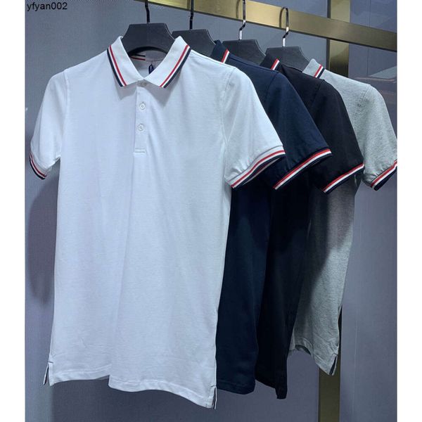 Polo da uomo Camicia di design Ricamo alto Colore Risvolto Abbigliamento di alta qualità Taglia Msr0