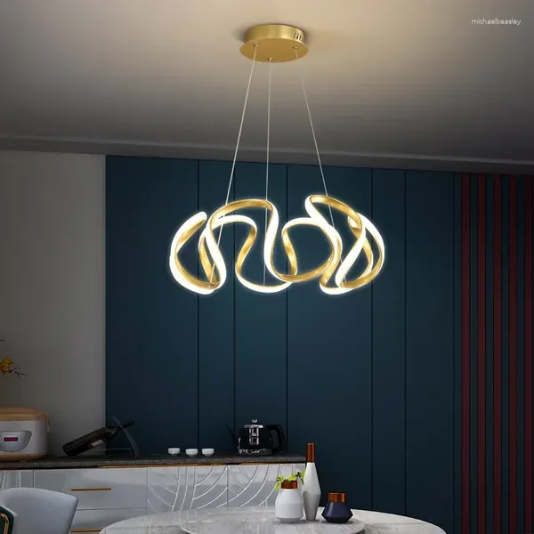 Pendelleuchten Moderne Lampe LED Hängende Kronleuchter für Wohnzimmer Esszimmer Schlafzimmer Kücheninsel Home Dekoration Beleuchtung Fixture Glanz