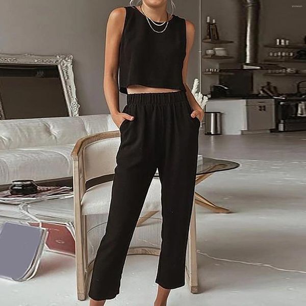 Fitnessstudio-Bekleidung Damen-Arbeitskleidungssets Lässige ärmellose Damen-Strampler und Overalls Sumpfanzug Latzhose Schneehose Heimkehr-Outfit Junior