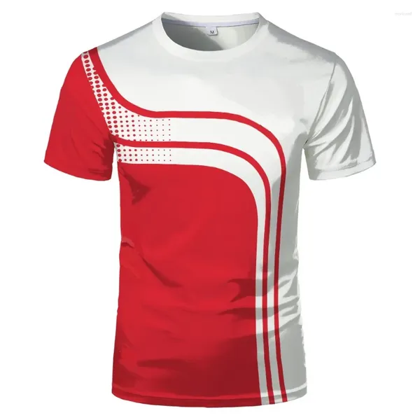 Herren-T-Shirts online, 3D-Sport-Druck-T-Shirt für Männer, Sommermode, atmungsaktiv, Explosion, Kurzarm-T-Shirts, Trend, hübsches T-Shirt