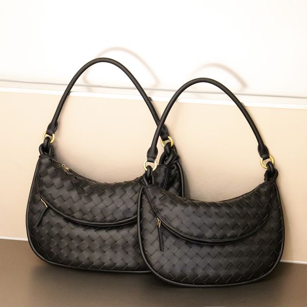 Gemelli Hobo Bag Borse a tracolla sotto le ascelle in pelle Mezza luna Borse da donna Borse in pelle intrecciata Designer Borse a mano Borse shopping Totes Moda 2502