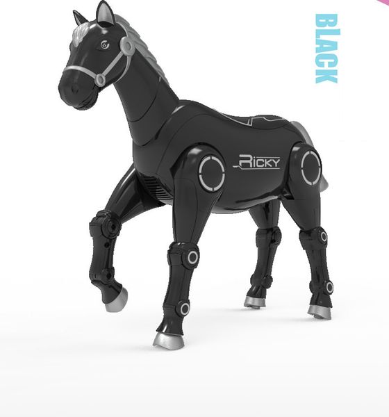 Brinquedo robô elétrico/rc animais cavalo brinquedo animal de estimação inteligente controle multifuncional robô unicórnio brinquedos sensor de toque nitro motor quebra-cabeça brinquedos infantis presente de natal