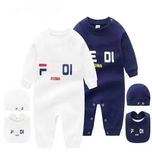 Einzelhandel hochwertige neugeborene Baby Overall Cartoon Baumwolle Bär gedruckt Overall Overall Baby Kinder Markennamen Kleidung.