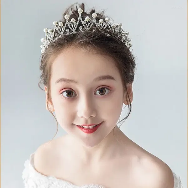 Accessori per capelli Splendidi diademi da sposa in cristallo Ragazze Corona Fasce per la sposa Donne Ornamenti per il ballo Gioielli da sposa