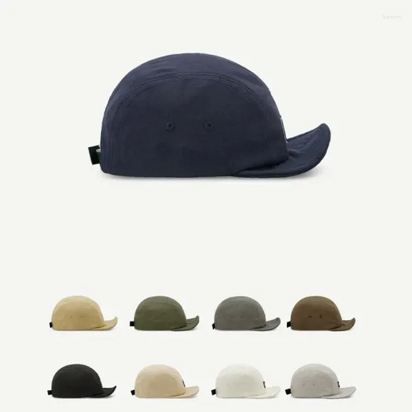 Cappellini da baseball di nicchia giapponese per uomo e donna, etichetta in tessuto con alfabeto, a tesa corta, cappello morbido da baseball, coppia, versatile, casual, berretto sportivo hip-hop