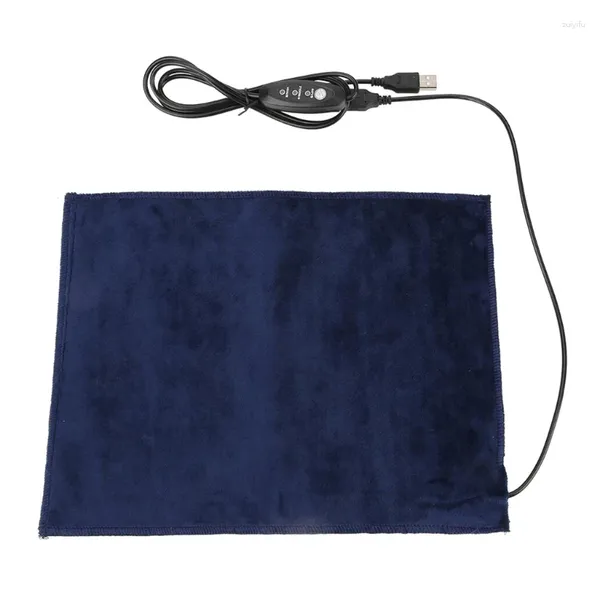 Ковры C63B USB нагревательный коврик для домашней одежды с электроприводом для домашних животных, 3 температурных коврика из углеродного волокна