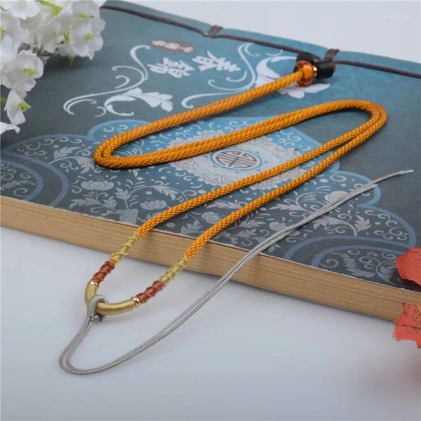 Ketten Anhänger DIY Frauen Halskette Retro-Schmuck am Hals geflochten für Premium-Sommer-Accessoires