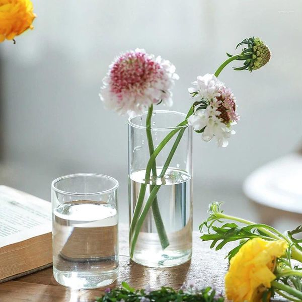 Vasos vaso para peças centrais castiçais pilar ou velas flutuantes redondas casamento aniversário eventos decoração de mesa