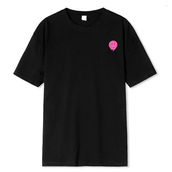 T-shirt da uomo A Twisted Smile T-shirt Uomo Donna O-Collo Moda stampata Streetwear Grafica Harajuku Carino Casual Vintage Estate T-shirt unisex
