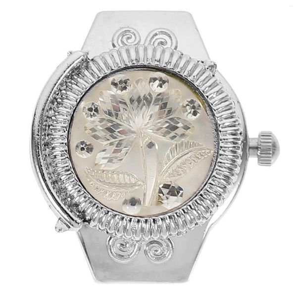 Relógios de pulso anel relógio senhoras relógios para mulheres wachs mulher liga de zinco relojes para mujeres