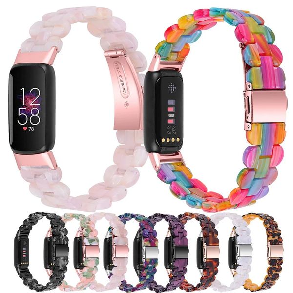 Cinghie Essidi Premium cinturino in resina per Fitbit Luxe nuovo cinturino da polso Correa per Fitbit Luxe donna uomo orologio di ricambio