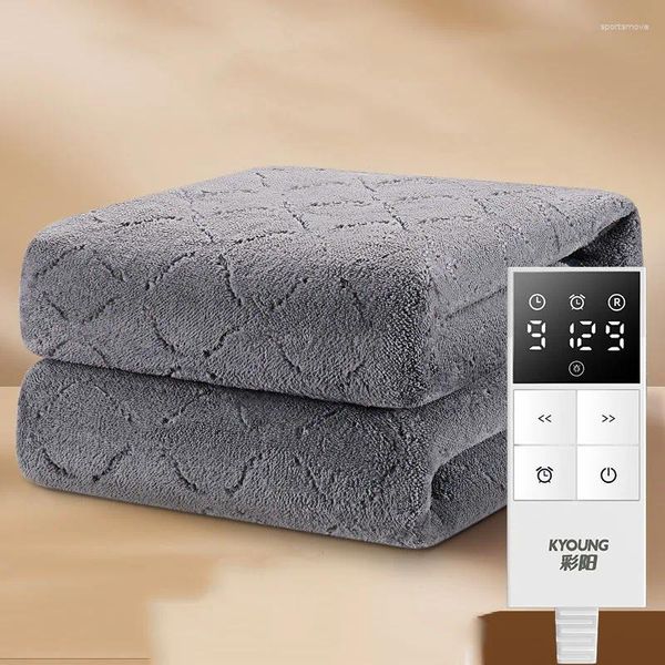 Одеяла для одного человека, теплое электрическое одеяло, согревающие изделия для общежития для пожилых людей, зимнее тепловое одеяло с подогревом