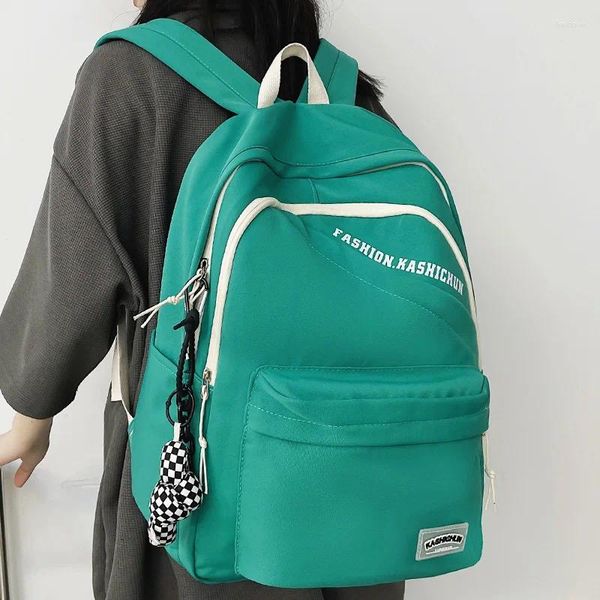 Rucksack Mädchen Junge Nylon Freizeit Schultaschen Männer Frauen Laptop Student Mode Weibliche Büchertasche Männliche Damen College Reise