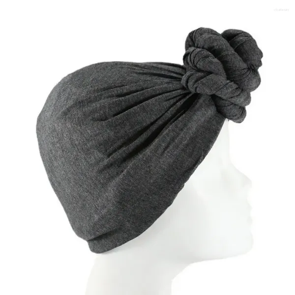 Berretti Confortevole Fodera In Raso Cappello Turbante Uomo Pullover Stile Etnico Vintage Per Caldo E Traspirante