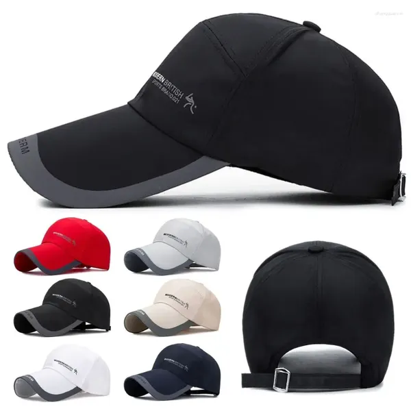 Бейсбольные кепки из хлопка, солнцезащитные шляпы, повседневные быстросохнущие регулируемые бейсболки с защитой от ультрафиолета для мужчин