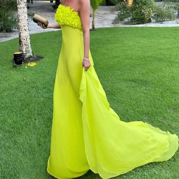 Partykleider Muloong Trägerloses Hofschleppe Damen Elegantes und hübsches Luxus-Abschlussballkleid