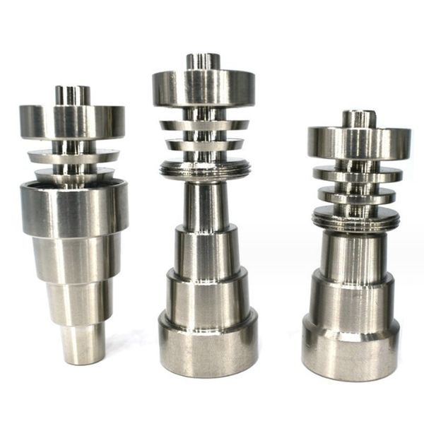 Universal Domeless Titan Nägel Keramik Nagel 10mm 14mm 18,8mm Männlich Weiblich GR2 Einstellbar für Glas Bongs Dab Rigs Rauchen Zubehör