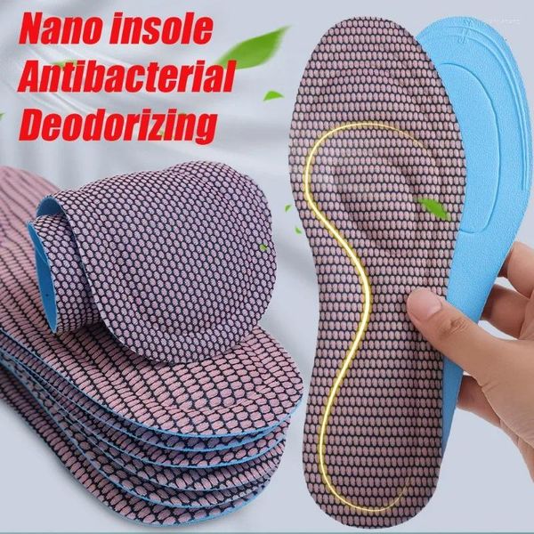 Frauen Socken 4D Memory Foam Einlegesohlen Verkaufen Orthopädische Antibakterielle Nano Schweiß Absorption Schuh Pads Für Männer Mode