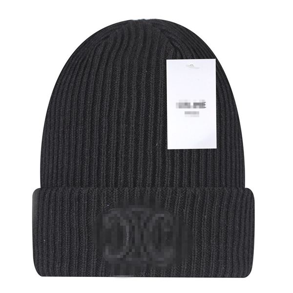 Cappelli invernali firmati all'ingrosso cappelli senza tesa da uomo cappelli senza tesa da donna lavorati a maglia cappelli neutri caldi e spessi cappelli da donna all'aperto cappelli y2