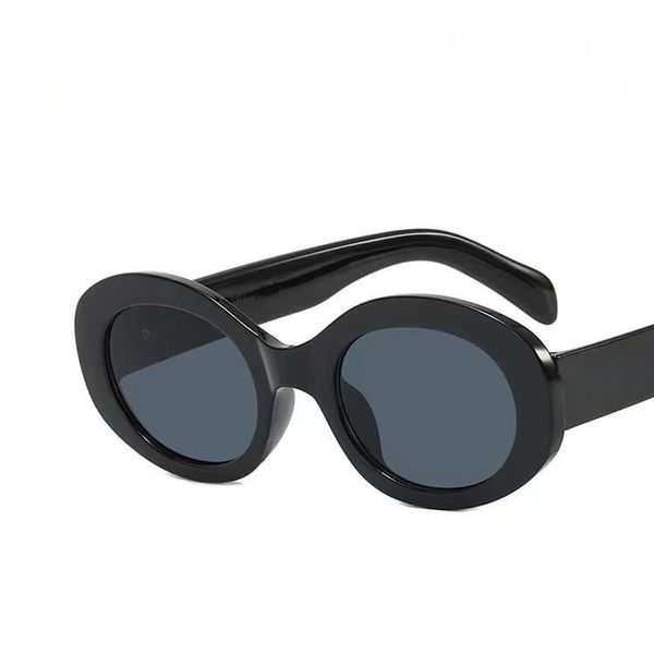 Hochwertige Designer-Sonnenbrille für Herren und Damen, elliptisch, kompletter Rahmen, Pilotenbrille, Strandsonnenbrille, klassische Brille, Sommer-Freizeit, wilder Stil