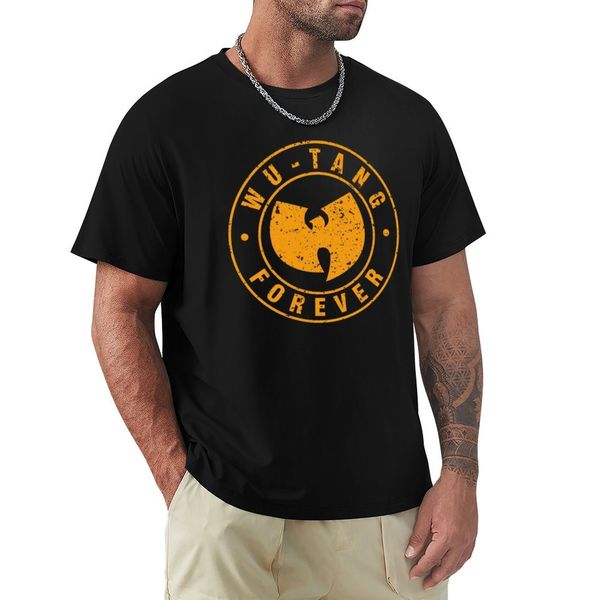 Polo da uomo Vintage anni '90 Wu Clan Forever TShirt ragazzi magliette estate top anime pianura maglietta manica lunga 230630