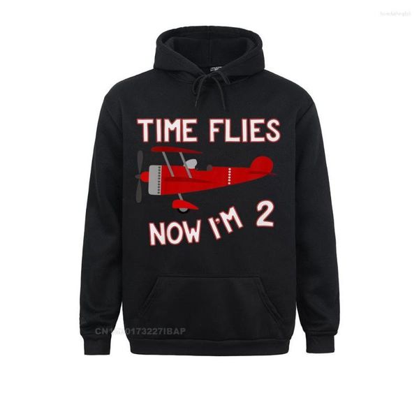 Erkek Hoodies 2. Doğum Günü Uçak Zaman Uçar Şimdi Ben 2 Erkekler Için Yüksek Kaliteli 3D Baskılı Tişörtü Tatil Spor Giyim