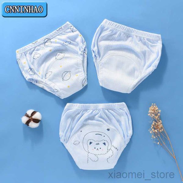 Pannolini di stoffa Pantaloni da allenamento estivi per bambini Pantaloncini ventilati Biancheria intima lavabile Neonati Ragazzi Ragazze Pannolini di stoffa Pannolini riutilizzabili Mutandine infantiliHKD230701