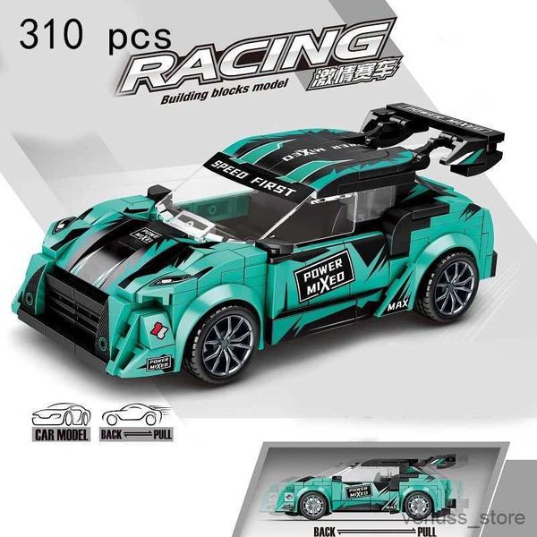 Blocchi Racer Speed Champions Fast and Furious Super Set Building Block Kit Brick Kid Toys CITY Veicolo Sport Muscle Car Tecnica R230701