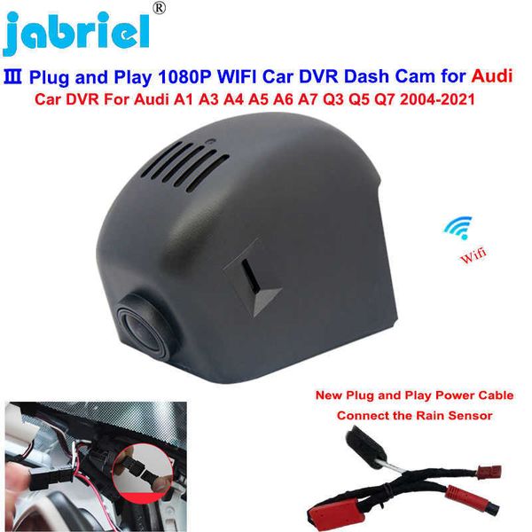 Carro dvr plug and play dvr dashcam para audi a1 a3 a4 a5 a6 a7 a8 q3 q5 q7 tt 20042020 wifi câmera 1080 p traço cam gravador de vídeo hkd230701