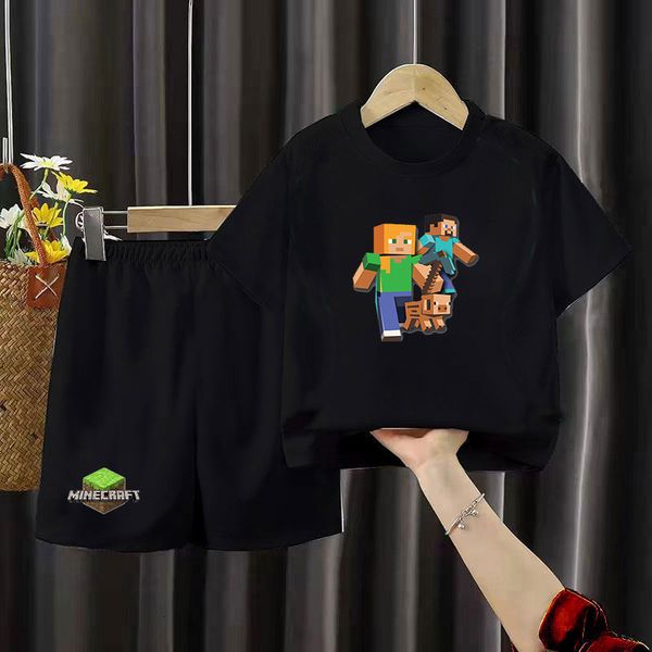 Kleidung Sets Sommer Kinder Kinder Jungen Gedruckt Kurzarm Jahre Alt TShirt Spielen T-shirts Kawaii Mädchen Shirts 230630