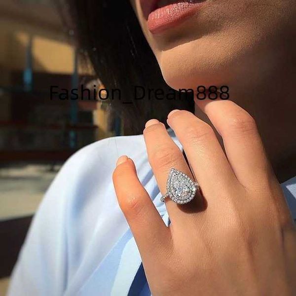 2022 joias de prata 925 personalizadas anéis de moissanite anel de noivado de diamante anéis de dedo