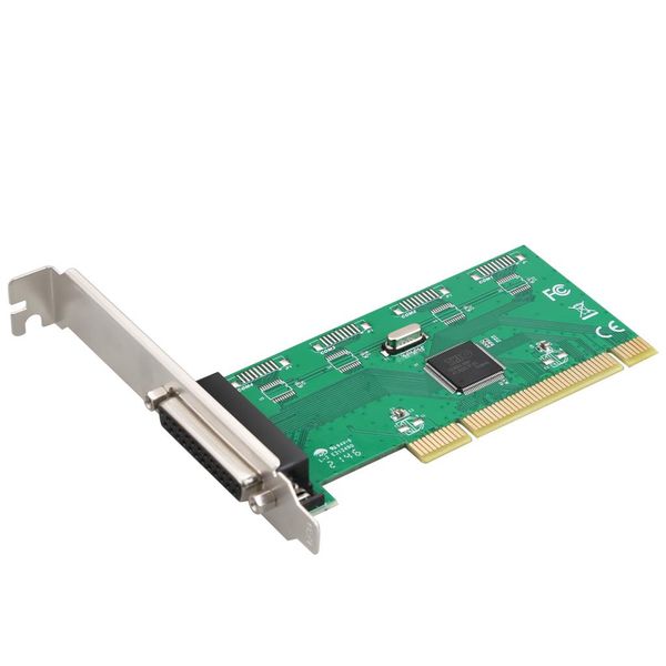 Ensinar PCI a 1 porta paralela 25pin db25 / pci a serial porta por porta por porta controladora de expansão Conversor adaptador com chip TX382A