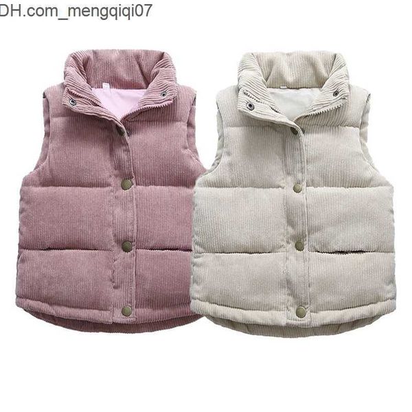 Gilet Autunno Bambini Caldo Gilet addensato Gilet in cotone per bambini Capispalla per bambini Cappotto Abbigliamento Ragazzi Ragazze Giacche di marca 220110 Z230701